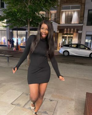 Ama K. Abebrese Instagram - Night Out 🖤
