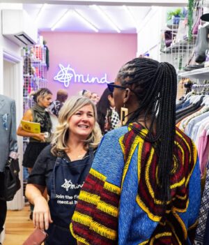 Ama K. Abebrese Instagram - At the @mindcarnaby x @marian_kwei styling and shopping event in support of mental health.

Shopping at @mindcharityshops helps @mindcharity, the leading mental health charity in England and Wales support the one in four that will experience a mental health problem in a year.

MIND will not stop till everyone experiencing a mental health problem receives support and. #mentalhealthawareness 

With @agnes.agyepong 

👗: @sandracummingstrends 
👜: @ewuraba_bags_gh 

📸 @1stoftheworstv2