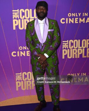 Ama K. Abebrese Instagram - At the VIP screening of @thecolorpurple last night. Congratulations to director @blitzambassador and the amazing cast. 💜

Styled by @marian_kwei 
Wearing @anasekularac dress with @casadeiofficial shoes. 

 @warnerbrosuk thecolorpurple #purplelove