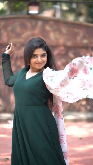 Amala Gireesan Instagram - 💚💚💚

Costume by @kalista_shaheera_noushad 
📸 by @prabhuv_