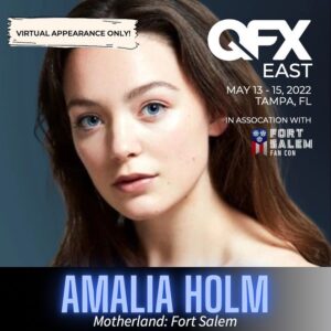 Amalia Holm Bjelke Instagram - I’m attending the @qfxevents virtually this weekend. Really wish I could be there with my witches and the Switches irl but we’ll make do with what we’ve got! And you’ve got some of the greatest and most wonderful people present there❤️‍🔥Take care of each other and have fun!!! All the mushroom symbols and crows and what not 😍. Catch me on the RAYLLA PANEL with @taylor.hickson this Sunday🐣💋💻 

@motherlandtv season 3 premiers June 21st 🔮
