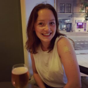 Amalia Holm Bjelke Instagram - A very happy moment in July, between windsurfing and dinner! The second picture is just a back-up for my vaccine pass