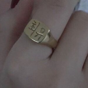 Amalia Yoo Instagram - @softgoodstudio thank you thank you thank you for this beautiful ring <3🐇 최 (Choi) and 유 (Yoo)