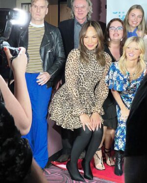 Amanda Brugel Instagram - Three minute squats in heels, too much laughter and a reunion with my angel girls. The World Premiere of @thecinechick’s Year Of The Fox was a huge success. So very proud of this film and it’s tremendous cast and crew. Can’t wait for you to see it. 

@siffnews #yearofthefox