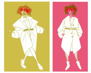 Amanda Jolly Instagram - Some Lylas!  I was tasked with giving her an update, so I spent a lot of time looking at “lab coats but make them runway.” :)

#acrossthespiderverse #spiderverselyla #spiderversecharacterdesign #characterdesign #animation