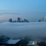Amanda Keller Instagram - The view from our studio this morning. Sydney is under there somewhere!
