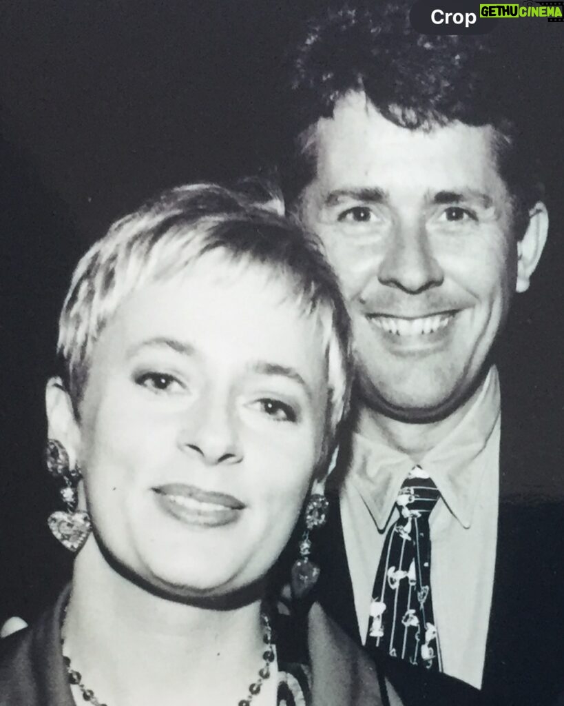 Amanda Keller Instagram - Occasionally a photo pops up in your memories just when you need to see it. Harley and I celebrated our 34th wedding anniversary last week. This pic must have been taken just a few years later. Harley’s Parkinson’s disease has sent a variety of challenges that he accepts with stoicism and grace ( more so than I do). But the essence of ‘him’ and ‘us’ remains. It’s the stuff we all face as we age and grow and morph, If we’re lucky.