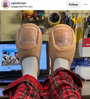 Amanda Keller Instagram - And you thought crocs were bad.