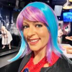 Amanda Keller Instagram - 💜💙 @amandarosekeller beautiful new two-tone do 💇‍♀️ @MadameTussaudsSydney has teamed up with @worldsgreatestshave for a unique experience. From 15 to 18 February come in and get your Shave, Cut or Spray Colour and support Australians impacted by #bloodcancer. Get a Cut, Spray Colour or Shave 25% off general admission entry ticket when you donate $20 or more to the #worldsgreatestshave 💙 For more info visit the @tussaudssydney #linkinbio #TussaudsSydneyxWGS #TussaudsSydney #Wax #DarlingHarbour #ThatsBloodyBeautiful #HairInspo #HairTransformation #bloodcancerawareness
