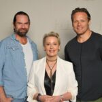 Amanda Keller Instagram - Well… this happened. And on my birthday! Thank you universe. I got to meet @samheughan and @duncan.lacroix from Outlander. What lovely, charming men. So I didn’t come across as a weirdo ( best Sam didn’t know I morphed my face onto Claire’s body on my insta) , I said my main interest in the show was the period of history in which it was set. . 🫠 See? Not a weirdo.