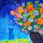 Amanda Lear Instagram - Bouquet for the cat