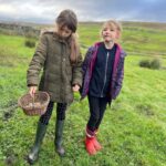 Amanda Owen Instagram – Been some pretty horrible weather #stormciarán 
Had to batten down the hatches but rain doesn’t stop work (& play ).Sure as eggs is eggs. 🥚 🥚 🥚