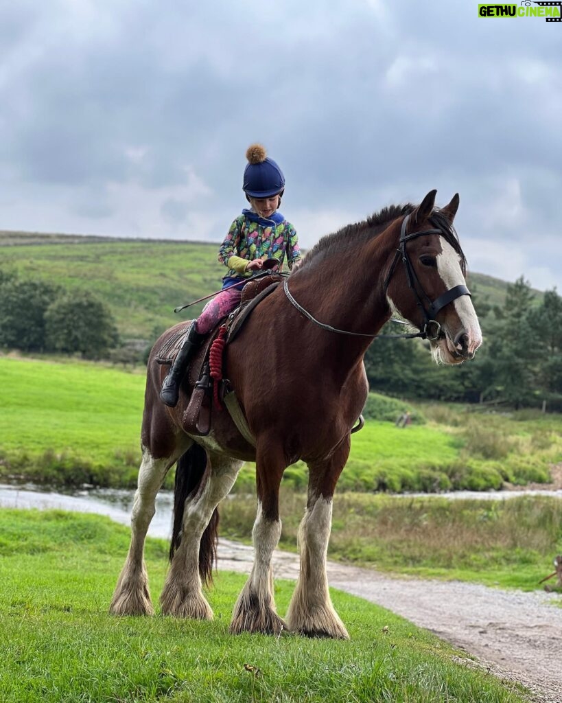 Amanda Owen Instagram - Horsin’ around 🐴