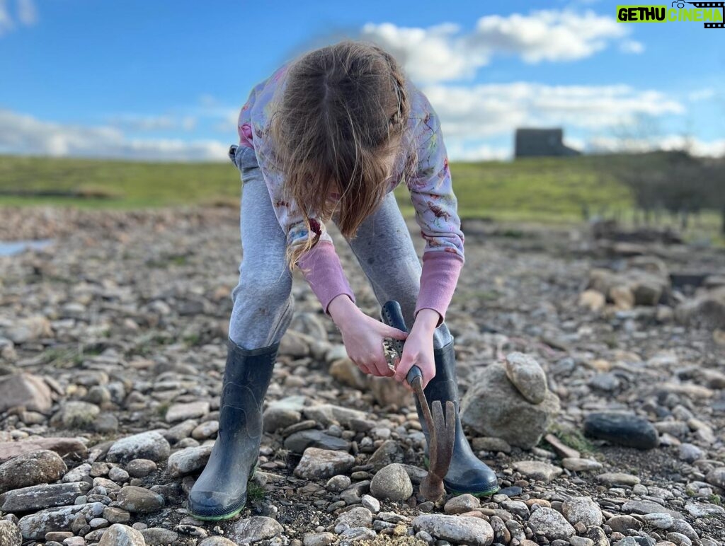Amanda Owen Instagram - Budding naturalists, botanists, ecologists, ornithologists, hydrologists, geologists. And farmers. 👩‍🌾 🌱🌳☘️🪹🪺🦔🌾🌸🌼🦅🐦🐝🕷️🐞 #yorkshire #countryside #outdoors #nature #farm #learning