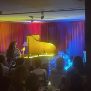 Amanda Palmer Instagram - Scenes from one of the last shows at @gravesidevariety last night with @gollypresents - @hollymiranda and @graciecoates bringing the love to a sold out crowd, and for the algorithm, @stormof69 taking over the drawing table. We are gonna shutter this amazing pop-up cabaret avant-garde venue experiment in the woods JUNE 1. 

I’m gonna miss this place so much, but we are going to move down the street for chapter two. And look what we DID. Tonight I’m hosting my last lock-in “private practice” solo piano show for patrons and close friends and I’m so exciting. I’m gonna take requests and play patreon requests from a post I made a few days ago, bring on some special guests, and play some fetal unfinished @dresdendolls songs. I’m filming a select part of the night for patrons so join. Liz Grammaticas (@insta_grammaticas) has been holding down the fort so beautifully … and we are closing with. BANG before the next chapter and new management and era unfolds about a half mile away in a new building. 🎉♥️💃🔥

Liz and I are also putting a HUGE wrap post/memorial/scrapbook together for the patreon, and it’ll be public. I’ll share it here. 

Our hearts are full. 

Go to @gravesidevariety for the final few shows!! My daytime author talk with Leslie Jamison on Sat June 1st at 1pm still has a few tix and will be 🔥🔥🔥👌

Holly photos by @insta_grammaticas, rest my me. ♥️🎉🎉