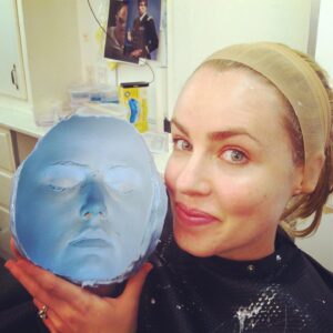 Amanda Schull Instagram - #TBT Feeling a little nostalgic for some of the unconventional guest stars I have had the privilege of playing. Here are the many faces of Lucinda and how I got there on @nbcgrimm ⚠️ The last photo might be a little gruesome for some folks⚠️
*Fun fact* I have a friend who uses the second photo as my contact image when I call.😐 ....@jakeloskutoff