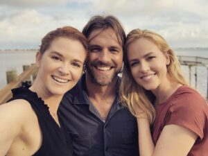 Amanda Schull Instagram - Clear your calendar at the end of this summer to watch my two delightful friends @thesarahdrew @sampage and me in ‘One Summer’ on @hallmarkchannel 
September 26th 9pm ET/PT
Directed by the brilliant @richnewey 

#hallmark 
#hallmarkmovies