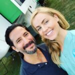 Amanda Schull Instagram - Tonight on #macgyver! I spend time with the lovely @henryiancusick in various distressing situations! 8pm on @cbstv @macgyvercbs • • • #wedontlookconcerned #buttrustmeitsdramatic #thesearebts #bts
