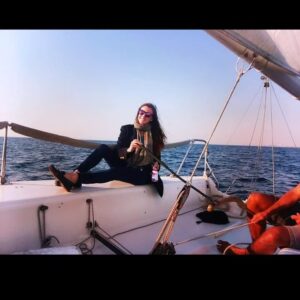 Amber Martinez Instagram - I had a rough last 2 weeks, while healing from my hospital visit...Thank you to everyone, who kept me in their thoughts and prayers. So today, since I am feeling a bit better, I'm at sea...🌊It's good to have friends, who can make you smile again.😊❤️Also, I love sailing, the ocean, and relaxing in the sun...Today, is a good day.🌊Jacket by Escada @escadaofficial , Shoes by Tod's @tods , and sunglasses by Ray-Ban @rayban ⛵️#ambermartinez #AmberMartinez #ámbermartinez #sailing #sailinglife #life #ambermartinezedit #ambermartinezedits #ambermartineztravel #ambermartineztravels #ambermartinezphoto #sail #ocean #boat #boats #waves #oceanlife #sea #sealife #wind #luxury #luxurylifestyle #relax #water #ambermartinezactor #ambermartinezactress #spring #springbreak #sailboat #sunshine