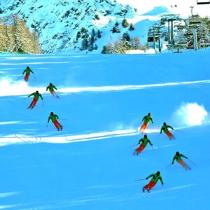 Amber Rose Revah Instagram - @jrevahski 🎿 Cheering my brother on competing for interski with Irish national team #ireland #proudsister