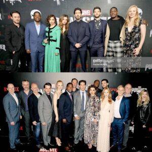 Amber Rose Revah Instagram - Some of the amazing people I got to share time with on set and off. Many many many more who are not in this! Very appreciative of @netflix team & @marvel team & the amazing crew who will be friends for life. Farewell to #jessicajones, @therealkrystenritter set quite the bar with badassery 
#thepunisher
