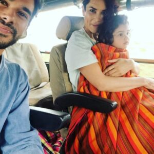 Amber Rose Revah Instagram - Wishing all a year filled with laughter, health and plenty of adventure ✨️ 
So many things to be thankful for in 2022. 
Some memorable highlights ; 
Being face to face with Lions in the the Masai Mara 
Hiking in the Swiss mountains with my daughter on my back 
Racing through the Emerati desert in a storm buggy with a Saudi Sheikh 
Opening the Monte Carlo Television festival in Monaco .
Most of all watching my 2 year old daughter grow and learn and laugh and enjoy the goodness this world has to offer ! 
Love and Peace to all for 2023 🤍