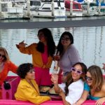 Amber Stevens West Instagram – If you’re gonna do it, do it. And we did it. Thank you @eboatsrental for the cutest pink boat girls day!