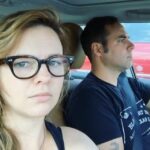 Amber Tamblyn Instagram - My favorite idiot put a record out yesterday melding his unique blend of standup comedy and poetry and it blew me away when I listened to it. What kind of dumb dumb would ever think to do such a thing— to break you wide open with one liner jokes and sentences of poetry unlike anything you’ve ever heard before—and expect to be taken seriously? Who among us had Comedian Poet on their life goals bingo card? Derrick Dummy C. Brown, that’s who. I think I’ve waited most of my adult life for the rest of the world to know what I know, to fall in love with Derrick’s unique brilliance as a writer and performer. With his debut album, A CLOSE SHAVE WITH HEAVEN, I hope you all do. Derrick and I have toured the country over (mostly by motorcycle) and I’ve witnessed first hand what his magic can do, whether he’s performing in a dive bar, a lifeguard station on a random beach (pictured) or in front of a crowd of thousands opening for The Cold War Kids, Eugene Mirman, or some young stud named David Cross. Derrick has been the best kept secret of every comedian and every poet I know. So now it’s your turn to make the dumbest decision of your life and do something you never thought you would: buy a comedy poetry album. Derrick’s record is out now and you can stream on Spotify, but buying it would mean so much more for an artist who has dedicated his entire life to this art form with his singular sense of humor and heartbreak. Link in my bio. #ACloseShaveWithHeaven #Poetry #StandupComedy #Idiot #DerrickBrown