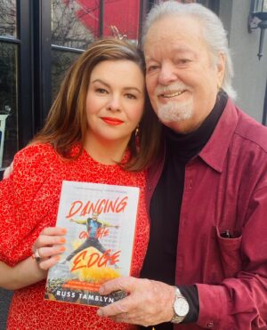 Amber Tamblyn Instagram - Happy publication to my amazing papa, @officialrusstamblyn who is publishing his first book today at 89 years old. Don’t ever say you’re too old to accomplish one of your life-long dreams. So proud of you, dad. These stories about your life as an artist are unparalleled: sharing the screen with Elizabeth Taylor, teaching Elvis Presley some of his most famous dance moves, and smuggling Paul Newman off the MGM lot in the trunk of your car. And that’s just the first three chapters. 

Extra big shoutout to his co-writer, the brilliant Sarah Tomlinson, and Blackstone Publishing. Link in my bio to order your copy today! #RussTamblyn
#WhenYoureAJet
#DancingOnTheEdge