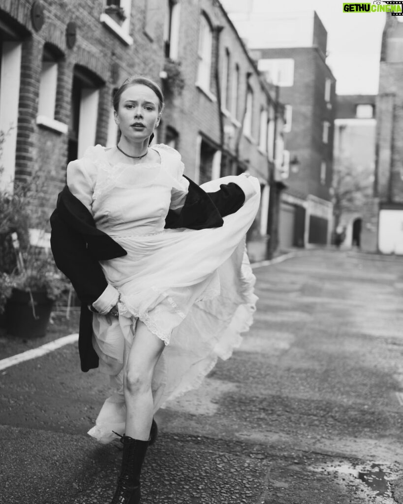 Amelia Eve Instagram - The heirs of romanticism 🖤 📷: @kirktruman *Featuring mum’s vintage wedding dress