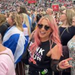 Amelia Lily Instagram - You are the reason I started singing. My idol forever. #pink #stadiumoflight #sunderland #summercarnival #trustfall #tour #europe