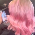 Amelia Lily Instagram - Get Pink with me!! Back to the short side 😜💖 #pink #hair #shorthair #barbie #hairinspo #hairstyles