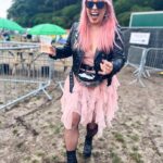 Amelia Lily Instagram - Straight off stage straight to the bar 🤟🏼🍻 #pride #bournemouth #lgbtq🌈 #gig