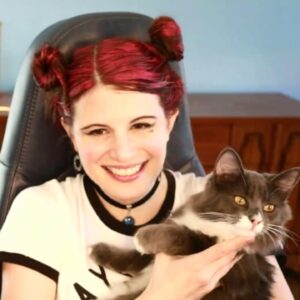 Amelia Rose Blaire Instagram - I’m in love 💙 Theo .
#dechartgames #catsofinstagram #kitten #adoptdontshop #kittenrescue