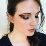 Amelia Rose Blaire Instagram - Here’s the butterfly makeup we created together on Twitch! Thank you for encouraging me to step out of my comfort zone and try something new ✨🦋 #dechartgames #makeup #butterflymakeup
