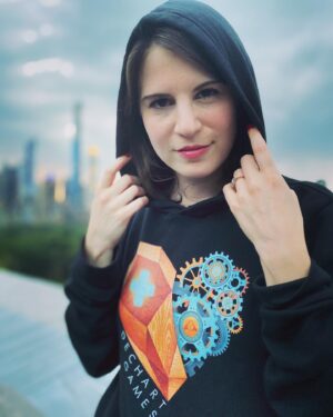 Amelia Rose Blaire Instagram - Celebrate our 💥NEW💥 Hoodies & T-Shirts using Discount Code “L3AV3S” on ANY items on our Merch Store Until Saturday! 
http://teespring.com/stores/connor-army-dechart-games (link in bio)
.
#WeAreAlive #Deviant and #DechartGames designs available in many styles and colors as well as stickers & mugs! Thanks for your support, see you at @newyorkcomiccon today!
.
.
#nycc #nycc2019 #connorarmy #ameliaroseblaire #bryandechart #merch #deviant