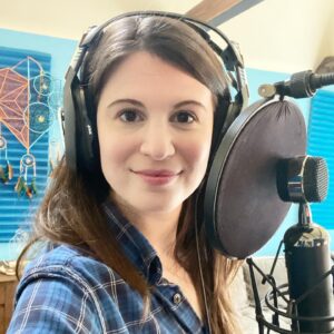 Amelia Rose Blaire Instagram - In my happy place recording VO in our studio for an exciting new video game 😆 more to come soon ...
.
.
#dechartgames #vo #voiceover #voiceactor #videogames