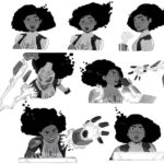 Ami Thompson Instagram - Spider Byte expression design I did for #acrossthespiderverse (Sorry about the repost)