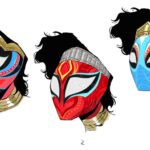 Ami Thompson Instagram - Here's some of my design of Pavitr Prabhakar's mask in #acrossthespiderverse
