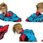 Ami Thompson Instagram - Here’s some expression design of Ben Reilly, referenced from @aymeric_kevin ‘s perfect design! #acrossthespiderverse