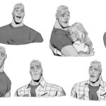 Ami Thompson Instagram - George Stacy expression designs I did for #acrossthespiderverse