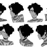 Ami Thompson Instagram - Early design of Pavitr Prabhakar. He is younger in this design #acrossthespiderverse