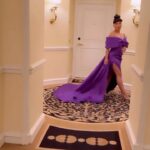 Amirah Vann Instagram - She wore purple and immediately felt like royalty… Thank you @jasonrembert for styling your Far Rock sister! @naacpimageawards Dress @eman_alajlan Shoes @louboutinworld Jewelry @levian_jewelry Clutch @benedettabruzziches Hair @vernonfrancois Makeup @danadelaney