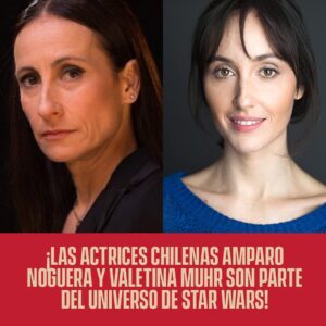Amparo Noguera Instagram - ¡Hoy se anunció que las actrices @amparo_nogueraoficial y @valemuhr ya son partes del universo oficial de Star Wars! Ambas prestaron sus voces para la serie de animación Star Wars: Visions Volume 2 en donde el estudio de animación chileno @punkrobotstudio realizó un cortometraje. "In the Stars" es el nombre del cortometraje que fue escrito y dirigido por Gabriel Osorio, ganador del Óscar por "Historia de un Oso". Además el cortometraje también contará con las voces de Julia Oviedo y Kate Dickie.