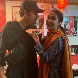 Amrit Kaur Instagram - Wowzers. Where to begin. I spent two hours deciding which pictures and videos to share - these are few of many memories. 

That’s me kissing Fawzia @thefawz , the director and writer of Me, My Mom & Sharmila - thank you for trusting me to be part of telling a beautifully written mother/daughter story, trusting me with your language, and characters close to your heart. 

Thank you to my coach and all my comrades at @gracemoonarts who held me accountable to be able to tell the story, for manifesting @hmzlhq and I working in a film together years ago. Every part of it - the late night/early morning coachings, acting with one of my closest friends, being in Pakistan was a dream.

To the entire MMMS team - thank you for the opportunity to work and live in Pakistan. It meant not only the world to me, but my parents who’ve never been able to visit their place of ancestry. I got to see Pakistan with my eyes for their hearts.

I loved that most of the heads of departments were women, taking their rightful place. You all taught me so much - mostly, about service.

To Pakistan - I have never met people who’ve more selflessly been in service. Finding joy in service. Something in my bones that I’m now so clearly reminded of. Thank you for reminding me of the woman I’m supposed to be - not yet am, but in the journey.

Cheers to unity. Cheers to love & storytelling.

A
