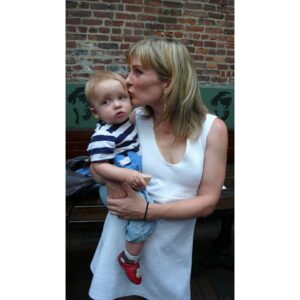 Amy Carlson Instagram - Happy Birthday to Nigel! He brings me so much joy. He is kind, funny, sweet, a great listener, wonderful friend, and can sing and dance like no other. Today when he turns -13 I could not be more proud of who he is becoming. I love you Nigel!!!! (-and since he doesn’t do Social Media I will show him this by hand❤️) Yay Nigel!