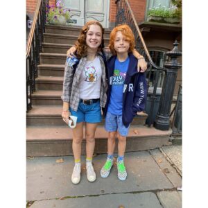 Amy Carlson Instagram - First day of school!!! 7th and 10th grades- so grateful for the opportunity to be in person and the relief and joy it gives the kids (parents feeling more than relief more like ebullience) it has been such a year and I’m so grateful for vaccines that allow them to safely return. Still masked but our school is at 100% vaccinated (for eligible kids) so grateful to know that we have mitigated the risks and can get back to school!!! My deepest gratitude to the teachers who carried them through this last year. 🙏❤️ happy and excited kids ready to learn.