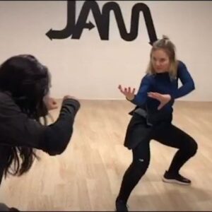 Amy Johnston Instagram - I love to "shoop and boop" with my friends. Here are some *REHEARSAL/CONCEPT pieces that we put together for #rayathelastdragon ❤️ Coordinated and helmed by the inspiring @maggiemacnew who is a delight and brought together an amazing team @laurenmarykim @_ryanthegray_ @theklahutyrova ❤️Have you watched the movie yet?

#disneyplus #raya #fightchoreography