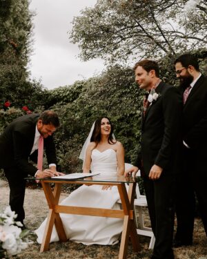 Amy Maghera Instagram - Happy Anniversary my E.T! One year a go we got married in England in front of all our family and friends and Aurora was in my belly. With you both I am learning the meaning of true love ❤️