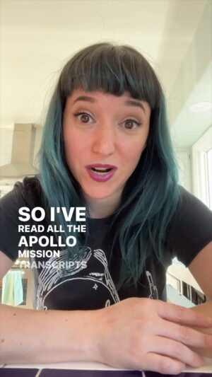 Amy Shira Teitel Instagram - My favourite moment from any Apollo mission. I’m going to have to tell the story of telling Dick Gordon about this in another reel, it’s darn good! #author #history #space #nasa